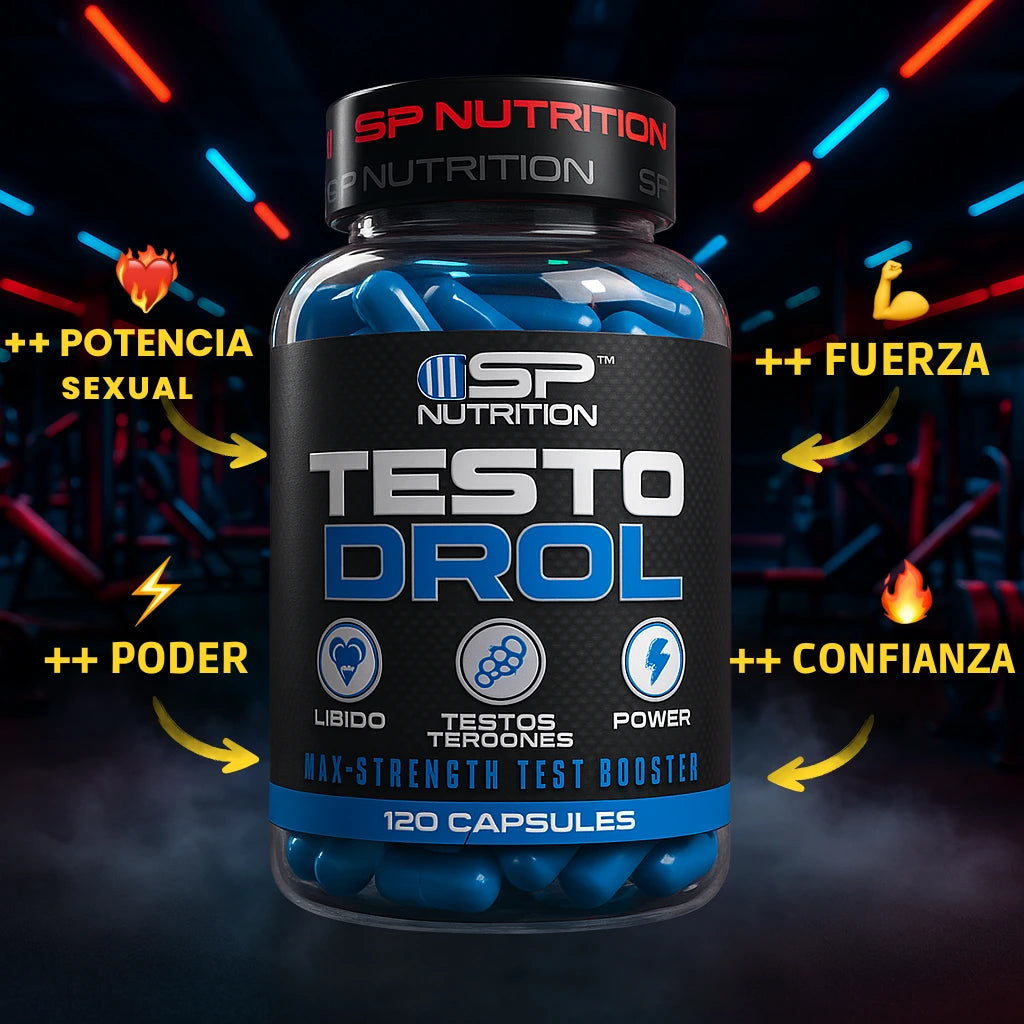 POTENCIA Y REVITALIZA CON UNA CAPSULA | TESTODROL® 120 CAPSULAS