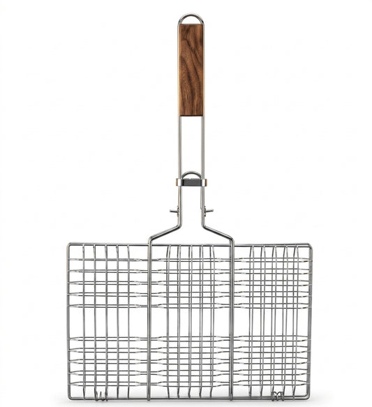 GRILLCHEF® | REJILLA PARRILLERA PORTATIL DE HIERRO ALEMAN