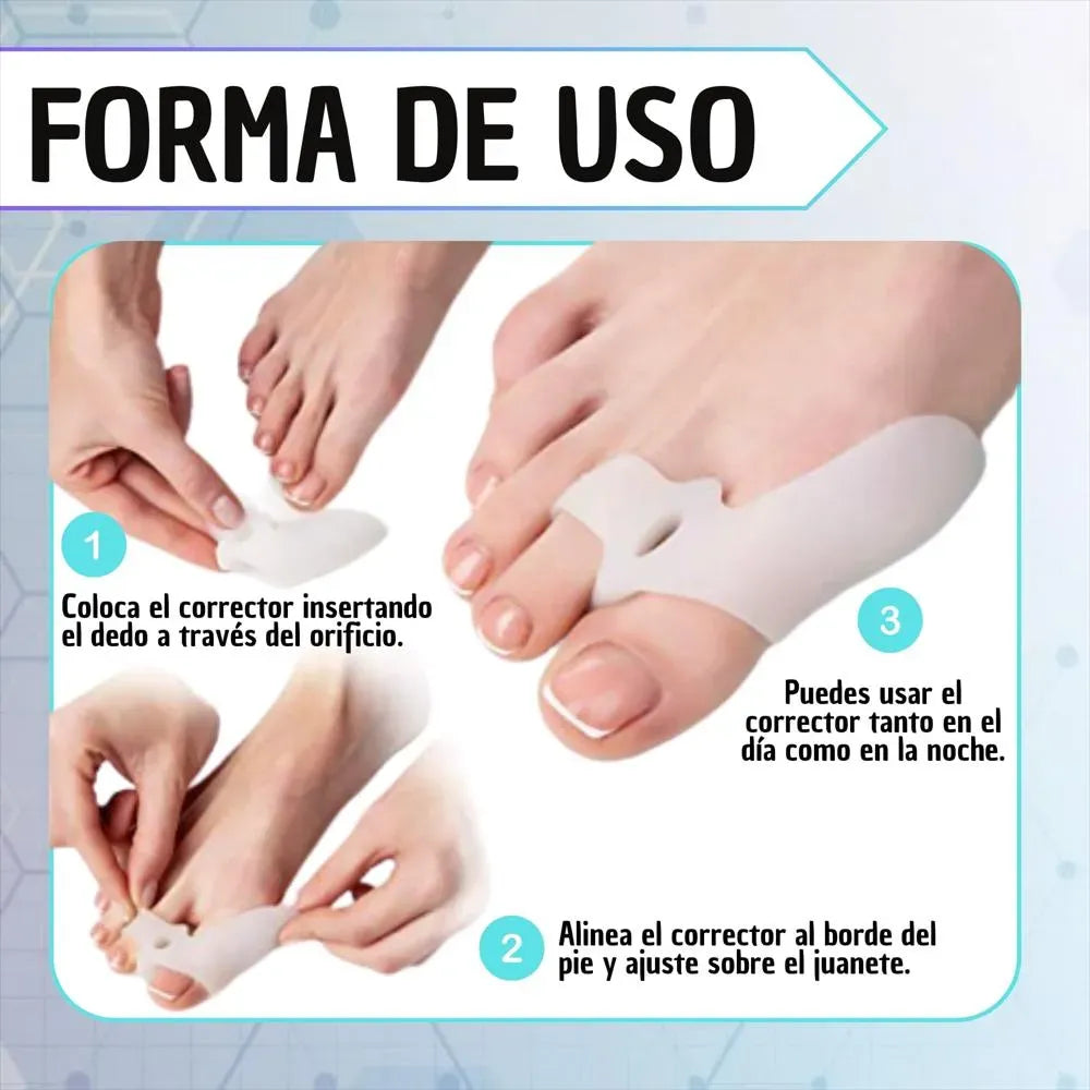 Forma de uso de TOE CALM